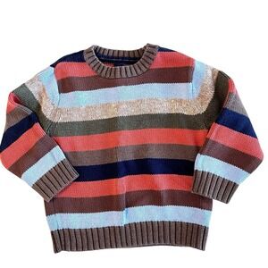 Baby Gap Boys Cotton Striped Sweater Size 3 Years 3T Toddler Preppy Grandpa